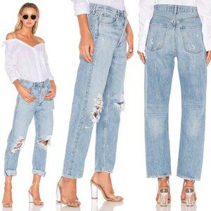 AGOLDE 90's Mid Rise Loose Fit Jeans Size 24 Fall Out